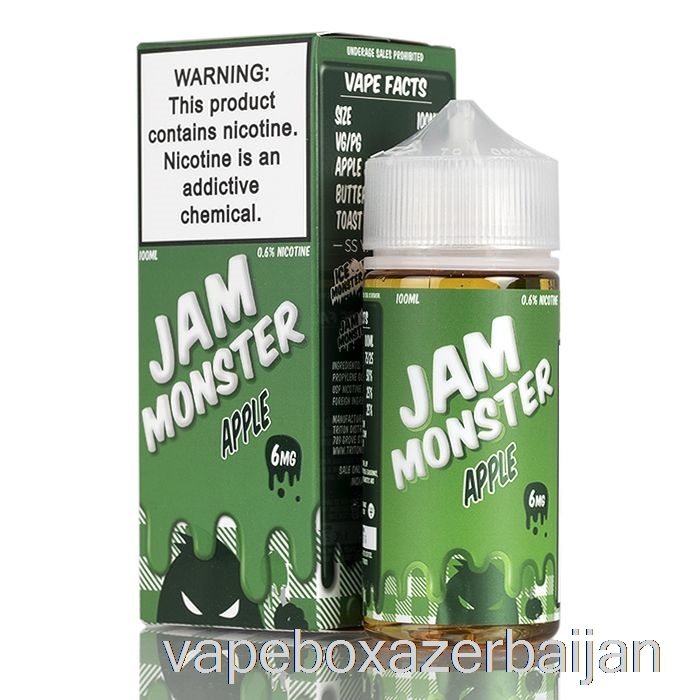 Vape Baku Apple - Jam Monster - 100mL 0mg
